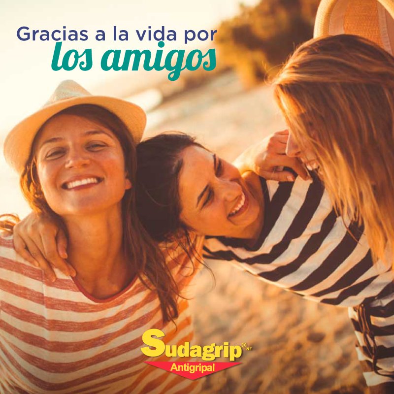 Tus amigos siempre están ahí para ti, dándote los mejores consejos, por eso tú también cuídalos y recomiéndales Sudagrip.