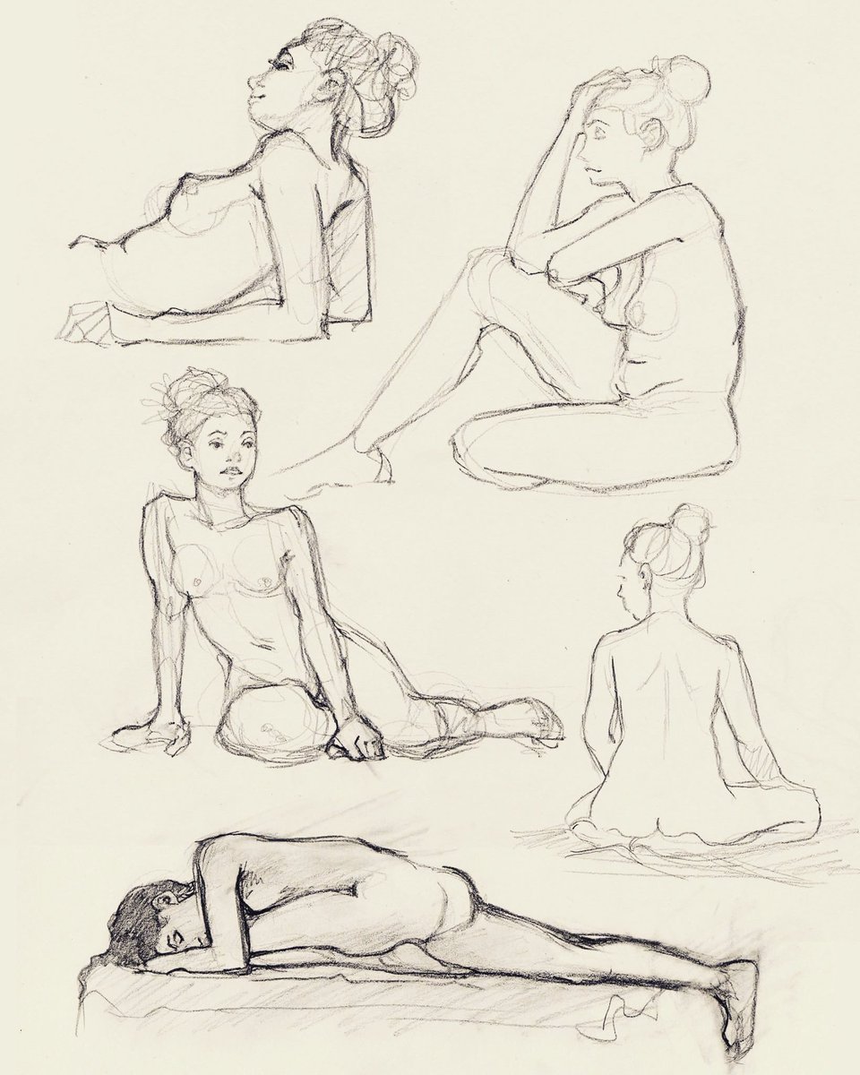 Some of this week's and last week's 3-15min life drawing~  

https://t.co/Vsexjdb7hw 