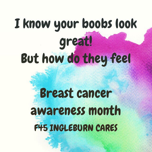 Breast cancer awareness month and F45 Training INGLEBURN is getting behind women’s health. We are turning pink! Most impotent get checked