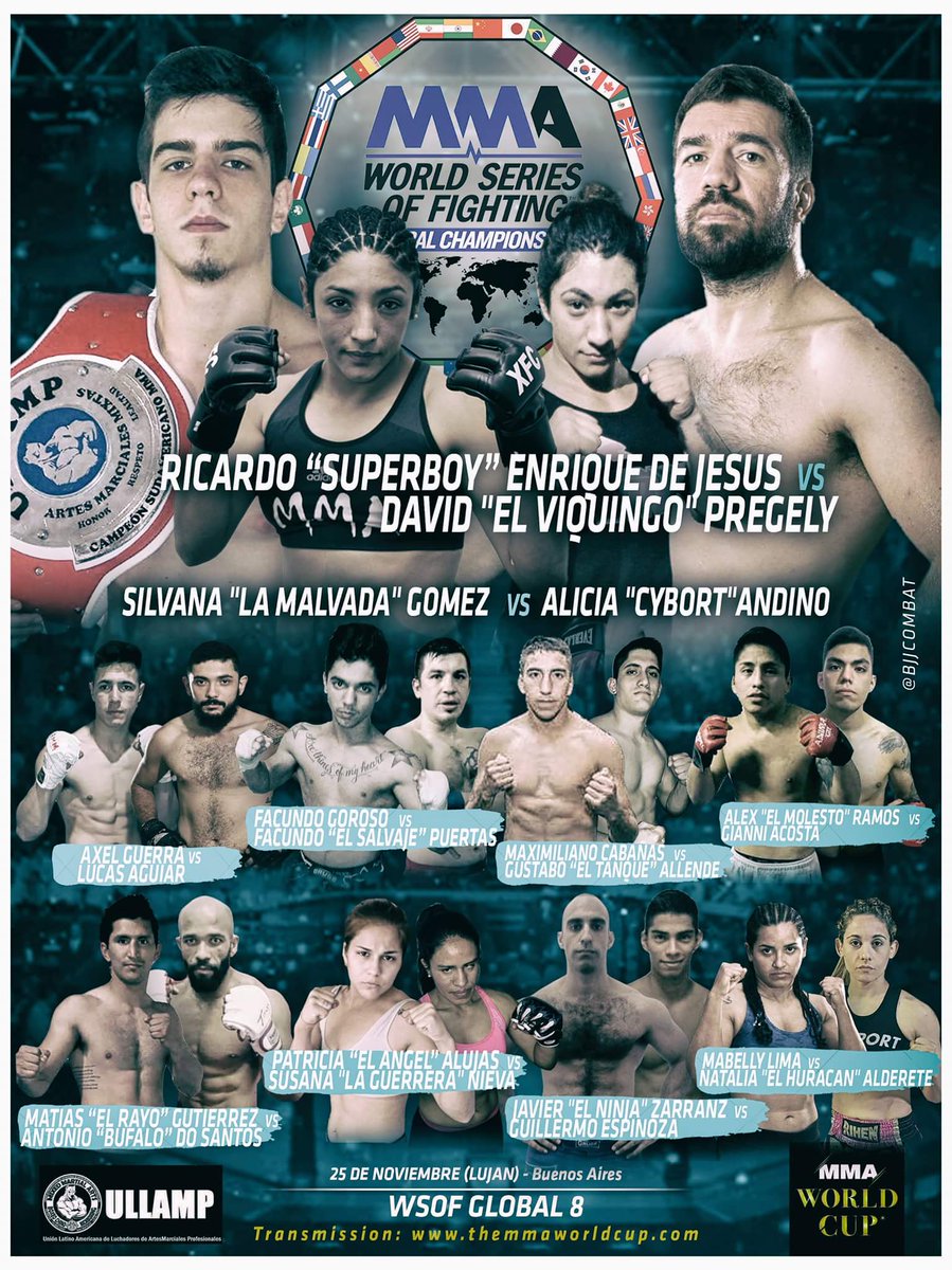 WSOF Global 8 (LUJAN BUENOS AIRES - REPÚBLICA ARGENTINA)