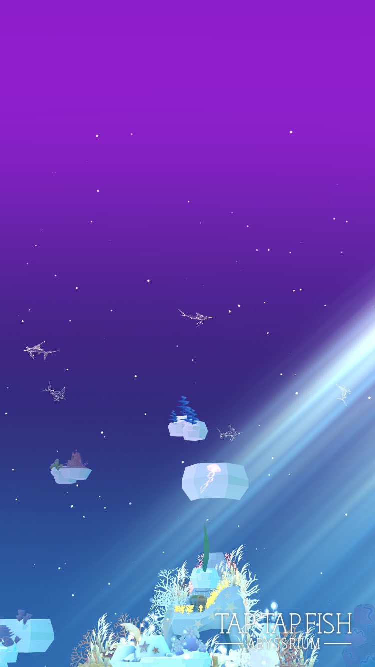 Ph No Twitter アビスリウムの 星空マカジキが来た 流れは 広告を視聴後 アプリを再起動 魚をしまい クラゲ１匹のみ展示 カメラを起動し クラゲにフォーカスしたまま放置 30分後 星空マカジキ出現 画面の高い位置に５匹出現して ２分ほど