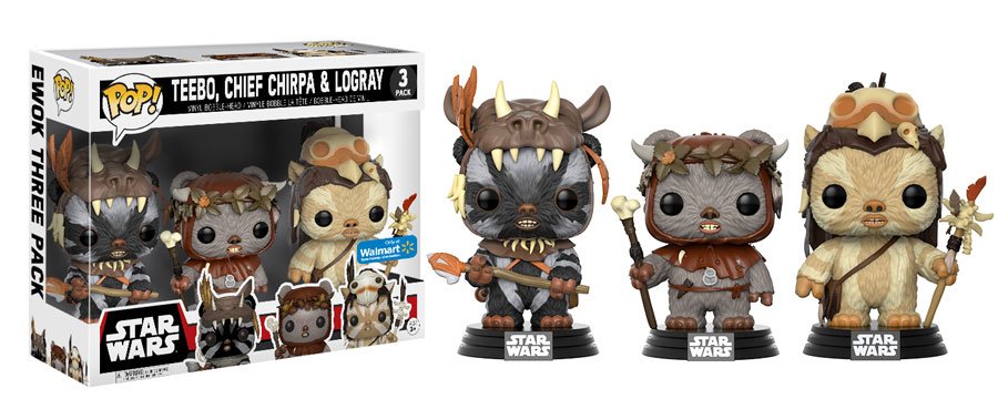 RT &amp; follow <a href="/OriginalFunko/">Funko</a> for the chance to win a <a href="/Walmart/">Walmart</a> exclusive Ewoks Pop! 3-pack!