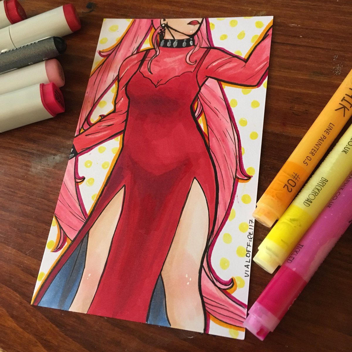 VialofFire's tweet photo. #inktober2017day2 #BlackLady #sailormoon #copic #derwentgraphik my second piece for #Inktober ! #inktoberday2 https://t.co/EuNmejI3zU