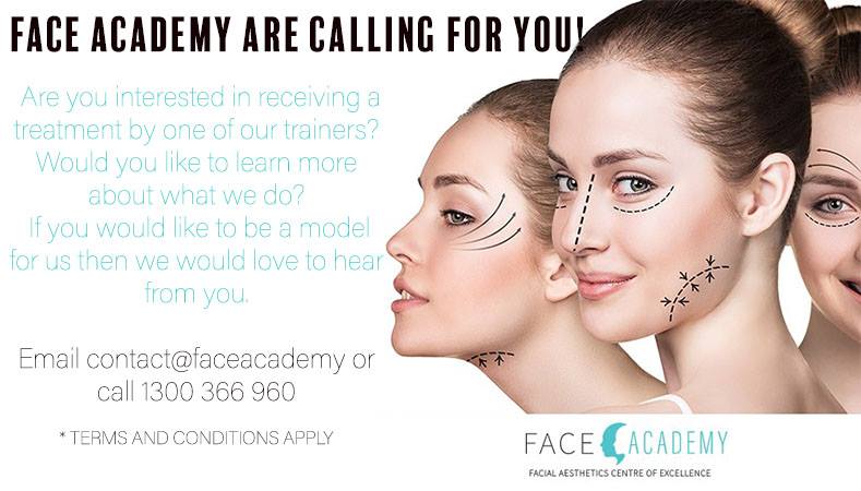 FaceAcademyAUS's tweet photo. Become a #model! Get #facialtreatment by one of our expert trainers - contact us today: https://t.co/ZrrJZvfM3G https://t.co/3iq1A6HpvH