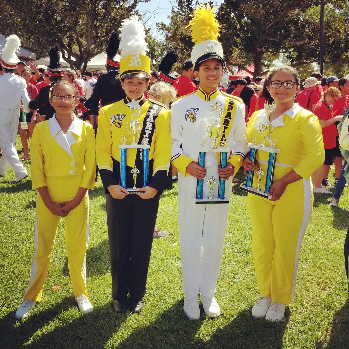 Stauffer Spartans win 1st Place Marching Band, 1st Place Drum Major and 2nd Place Color Guard!