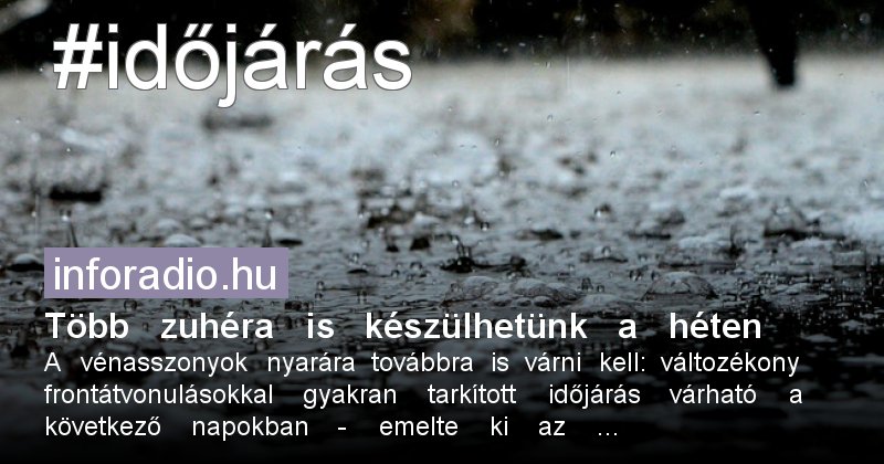 kozoshir's tweet image. Több zuhéra is készülhetünk a héten  #idõjárás #elõrejelzés #hidegfront - kozoshir.hu/cimkefelho/id%…