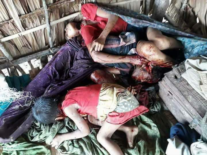 ForRohingya's tweet image. Breaking news 
Myanmar Buddhist killed Rohingya Family please pray for Rohingya Muslim...? 
May Allah help innocent Rohingya Muslim