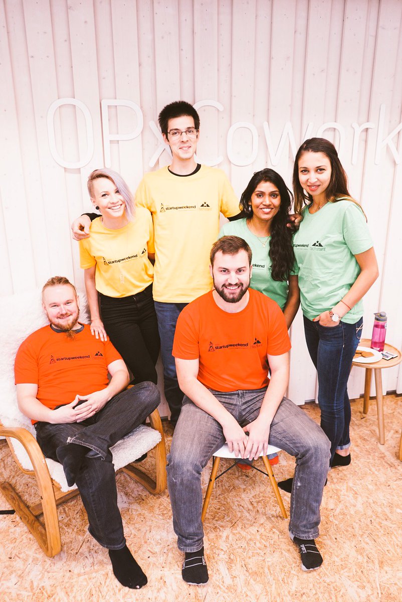Riikkannika's tweet photo. In 54 hours we built a team and a startup. Awesome people, memorable moments and 2nd place. Thank you #SWOulu #Ouyes #Entrepreneurship #Oulu https://t.co/aZ7Rk9i8CG