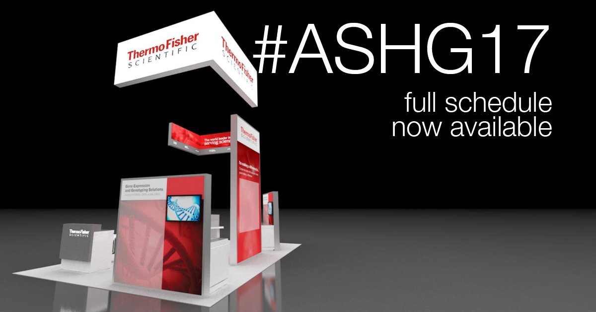 thermofisher's tweet photo. In-person demos of the new SeqStudio Genetic Analyzer at #ASHG17. Limited times available. https://t.co/YDIdTDDbUh https://t.co/sSmuPNa4em
