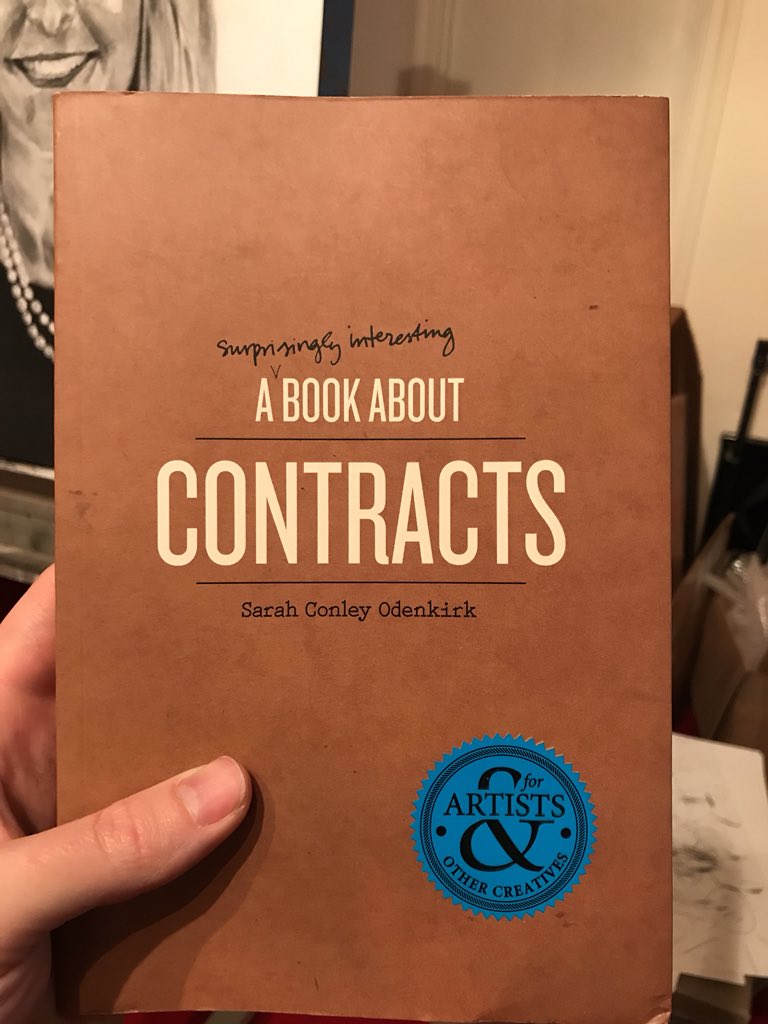 travisjwagner's tweet photo. @SeanH_Art Contracts can take several drafts to come to terms. Boozer turned me onto this book. https://t.co/knoTWQ1Kjh