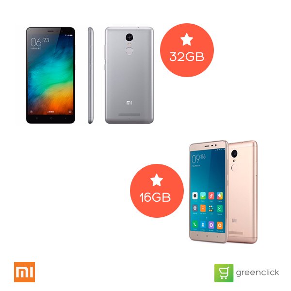 green_click's tweet photo. Traemos para ti la mejor tecnología al mejor precio #XiaomiRedmiNote3 de 16 y 32 GB y sin pagar IVA😁📱 https://t.co/2UiPjI7YXw 📱 https://t.co/EYBUOhOJft
