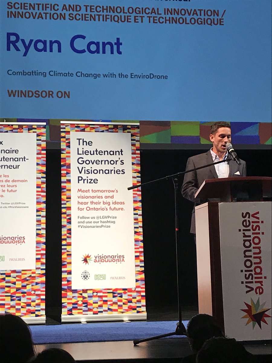 That was fun! CEO Ryan had a blast talking about #drones at the <a href="/LGVPrize/">Visionaries Prize</a> #EnviroDrone #VisionariesPrize