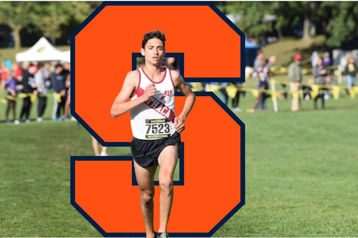 derfel_s's tweet photo. Excited to announce that I’ve committed to continuing my athletic and academic careers at Syracuse University! #GoOrange #tcb @CuseXCTF https://t.co/OoMiDEHxXr