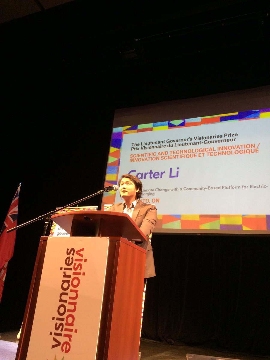 LGVPrize's tweet photo. And now our sixth (and 36th!) finalist of the evening, Carter Li. Good luck! #VisionariesPrize #PrixVisionnaire https://t.co/wmEhug0kvG