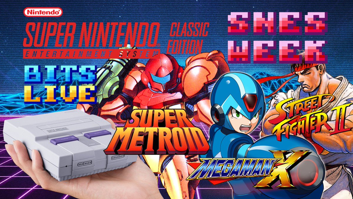 coverupthebits's tweet photo. Going live in just a moment here with Day 4 of #SNESWeek over on #BitsLive! #SNESClassic #Nintendo #CUTB #SNESmini
https://t.co/Gy1kivnb3M https://t.co/lVcP9KnKdN