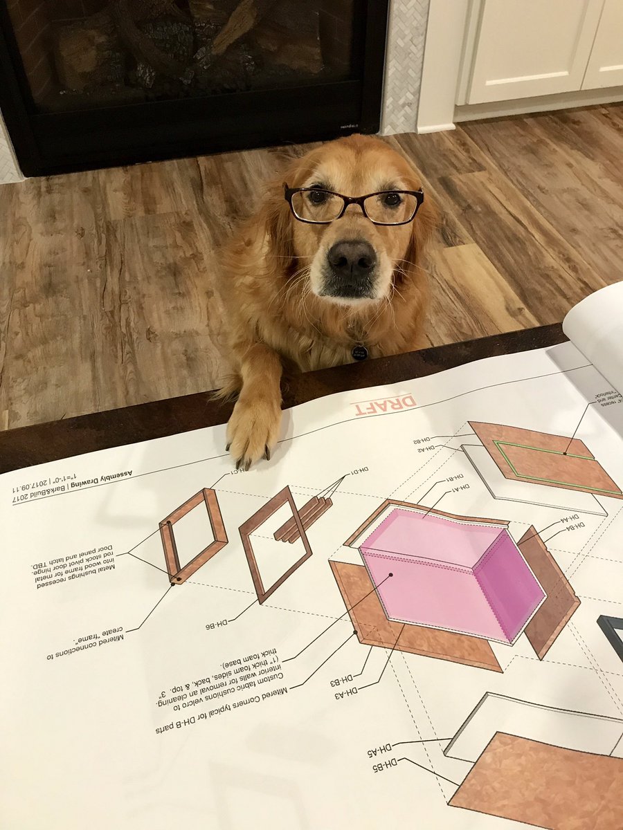 BalancingBeans's tweet photo. Trying to get some work done reviewing plans for @barkandbuild Dallas for an @spca fund raiser. #barknbuild https://t.co/JdAJtfDr0g