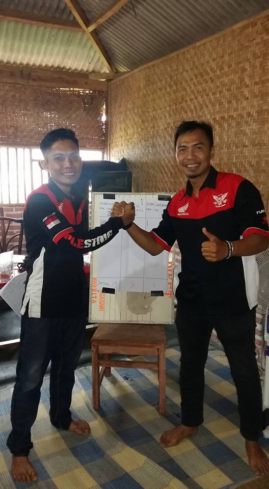 Selamat Bro Andrey #044 (Kiri) Ketumbar PLESTRIC 2017-2019. #Honda #CB150R #ASFI #PHSJB #PLESTRIC #Cirebon
