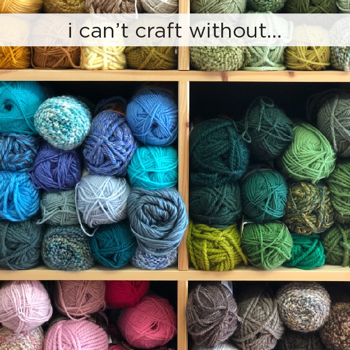 LionBrandYarn's tweet image. Is it your favorite tea or your go-to TV show? What is it that you just can't craft without? 🤔