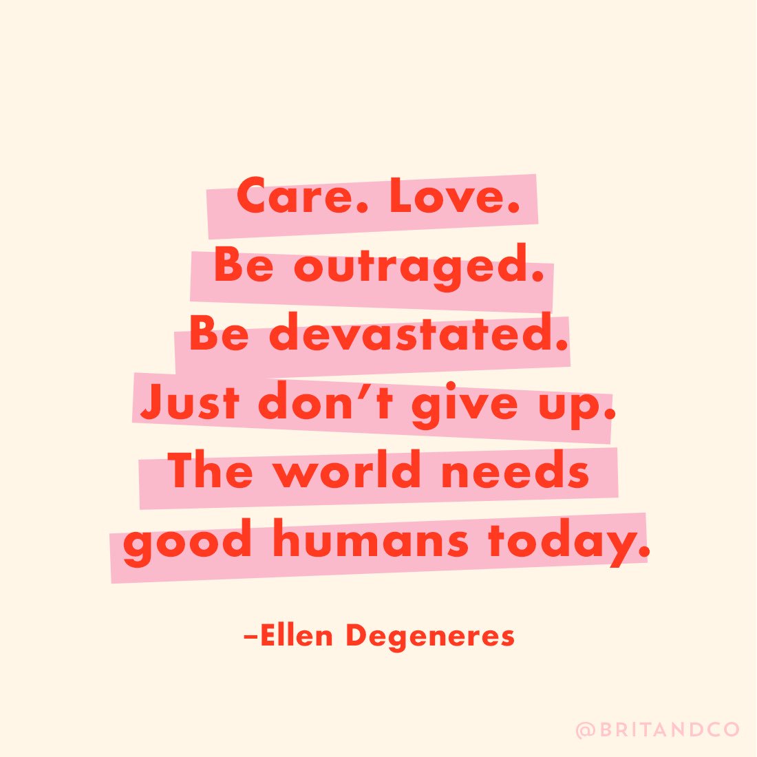 BritandCo's tweet photo. The world needs good humans today. 🙌 #prayforvegas https://t.co/OLpndv4s0c