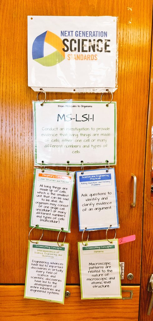MSD_iSTEM's tweet photo. Wall charts are great ways to demo/model #NGSS standards in the classroom! #StandardBasedInstruction #7thGradeLifeScience @OfficialNGSS https://t.co/sB6ccSxpqt