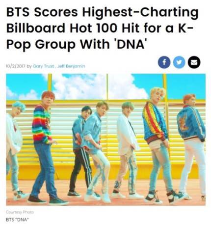 BTS_Thailand's tweet photo. [📰] ‘DNA’ ของ @BTS_twt ติดอันดับที่ 67 ชาร์ตบิลบอร์ด ‘Hot 100’ เป็นอันดับที่ดีที่สุดในประวัติศาสตร์ K-POP กรุ๊ป

(https://t.co/w2iD4AKk8p) https://t.co/R8g1FCLIH7