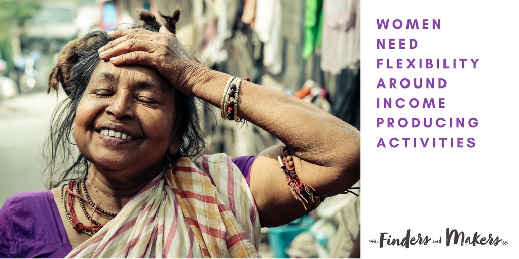 CarinaTomietto's tweet photo. Women Need Flexibility Around Income Producing Activities https://t.co/DhvEy2AZR9 #ethicallyhandmade #fairtrade #womenempowerwomen https://t.co/2OggMIANeq