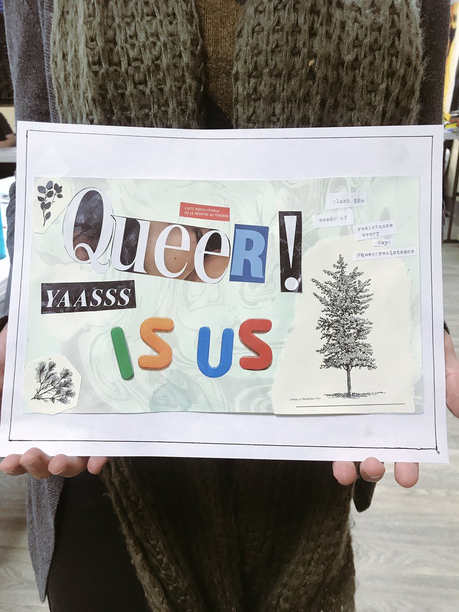 alayniasays's tweet photo. My 1st zine page! These pages will be compiled and available to see at the @MarriottLibrary this week! #utahprideweek #getyourcreativeon https://t.co/1mZSpvfFrl