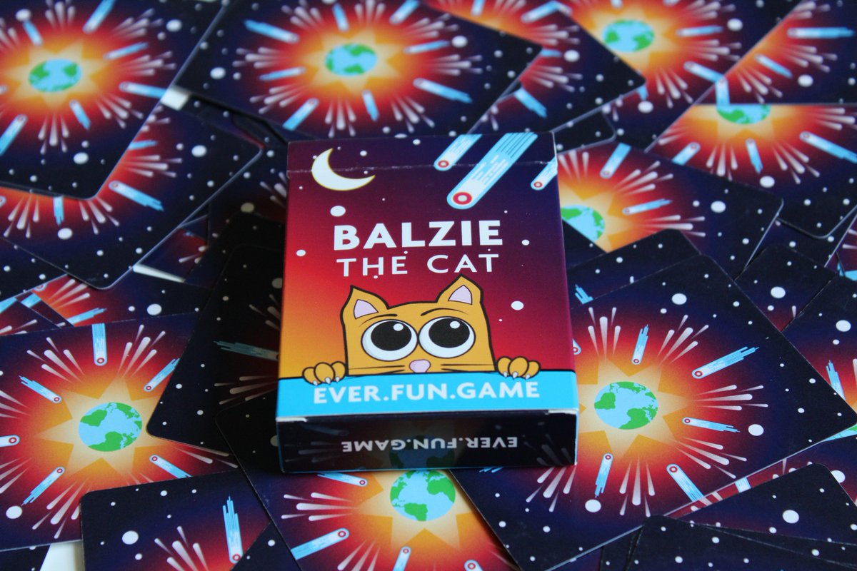 BalzieTheCat's tweet photo. A card picking game; practice your telepathic, mind reading and poker face skills.. - #Kickstarter is on Oct. 4th! https://t.co/1KYn2zkKyg