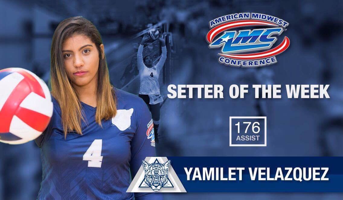 ColumbiaVB's tweet photo. Congratulations Yamilet! 
#BetterTogether #setteroftheweek https://t.co/rTugY7Gfex