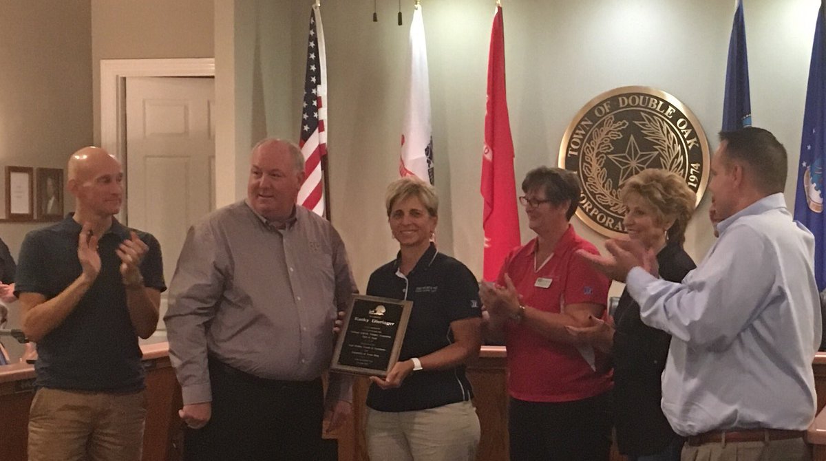 Proud of <a href="/KIDIER1/">Kidier</a> for her NATA Hall of Fame Recognition by our Mayor and Double Oak Town Council! #loveourcommunity