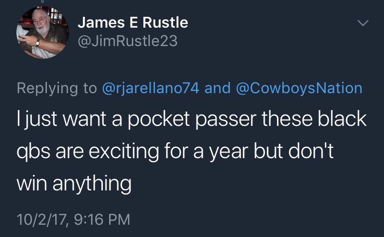 CowboysNation's tweet photo. Oh James... sigh https://t.co/XVy7FJY35y