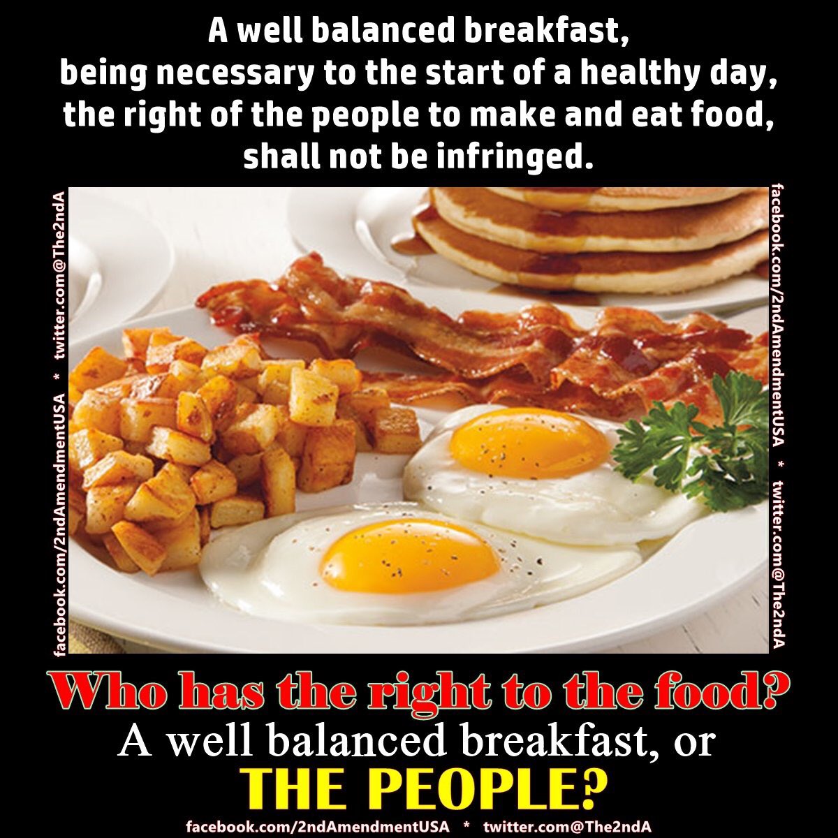 The2ndA's tweet photo. The “militia” argument to the #SecondAmendment just ignores simple #English grammar.
#IndividualRight
#BillofRights is for PEOPLE’S Right https://t.co/8R7tgYrk3K