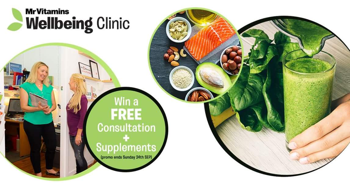 MrVitamins's tweet photo. Win a FREE Consultation w/ a Naturopath PLUS $50 worth of Supplements.
Simply "Like" us on Facebook and Tag a friend to WIN! https://t.co/lZSikysKxJ