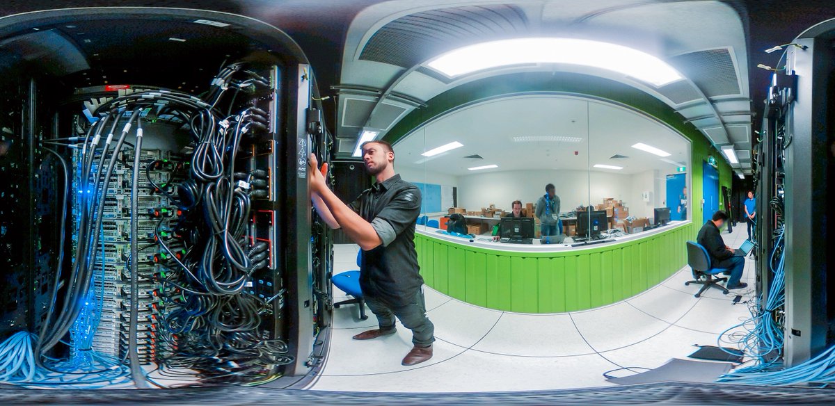 SwinHPC's tweet photo. Getting OzSTAR Ready! 
Credit: Carl Knox - @ARC_OzGRav @Swinburne https://t.co/BzUyJae6Mj