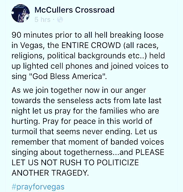#PrayForVegas