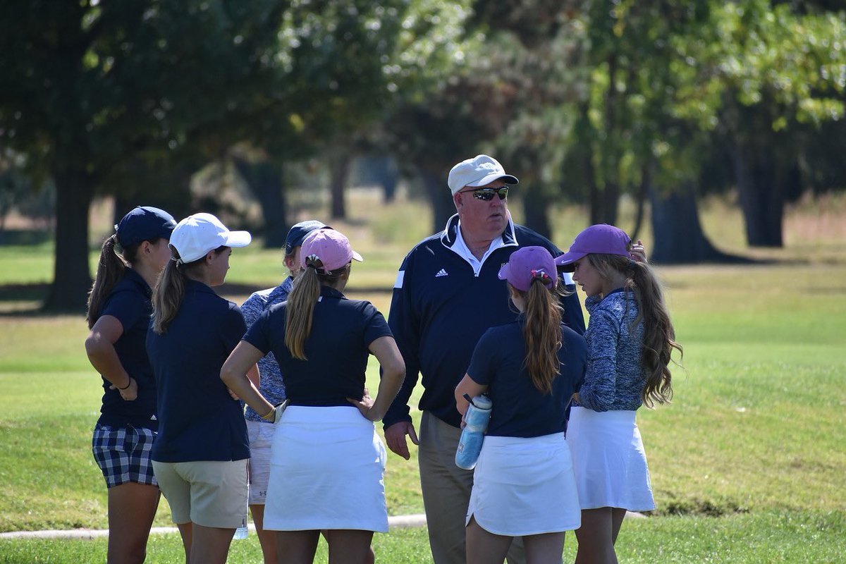 HaydenGolf's tweet photo. Golf team took 3rd at League today!! @Sammy_022 placed 18th, @Katye_Jo_ 7th and @carolinesetter placed 3rd overall!! GO CATS!!!💚⛳️💛 https://t.co/Rar2KvMIP9