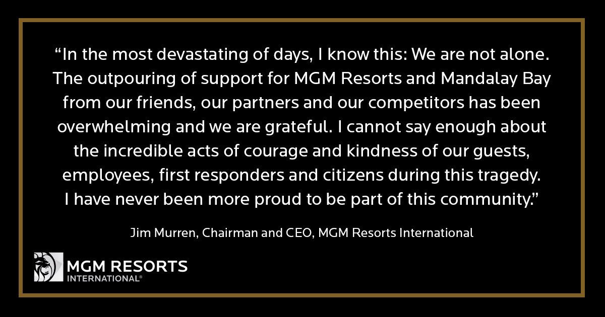 MandalayBay's tweet image. We are not alone.