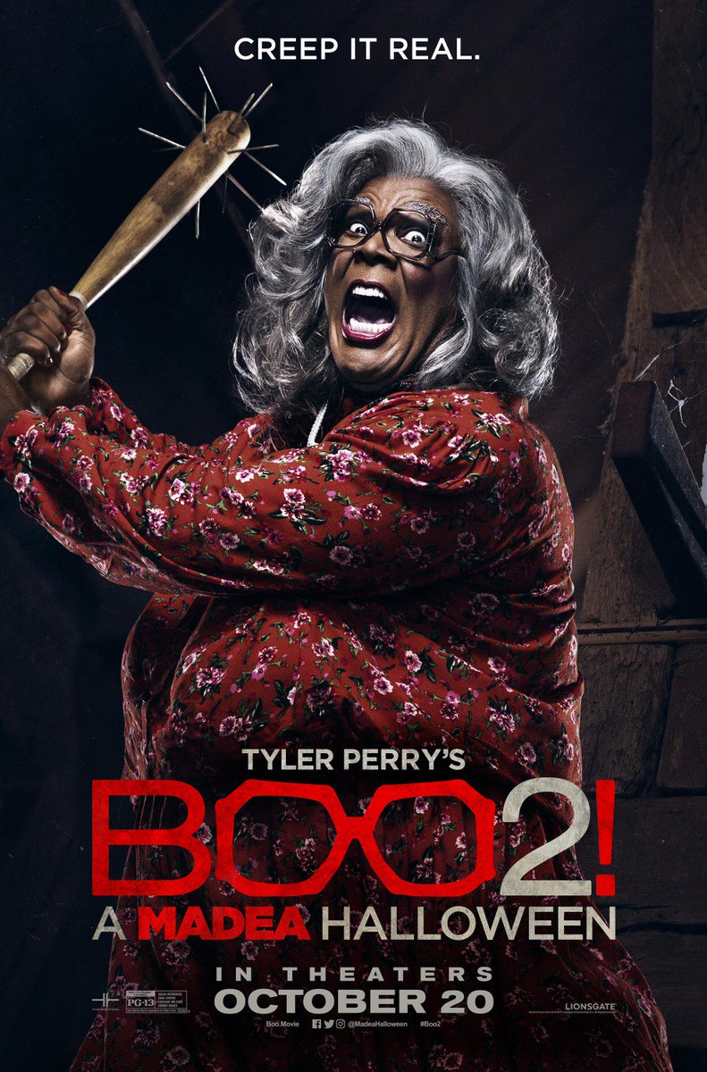 teasertrailer's tweet photo. Boo 2 A Madea Halloween - new poster -> https://t.co/HntAFsFC8Q
#Boo2 #Boo2Movie #MoviePoster https://t.co/mYBc7zfU1w