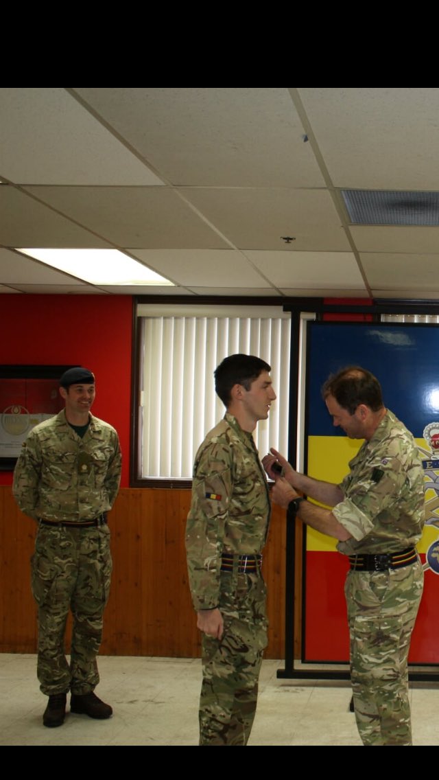REMEMatt's tweet photo. Happy birthday 75th REME. Two promotions, cake and port! #REME75 https://t.co/7pyEdzhpBK