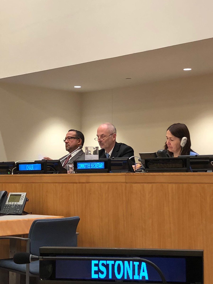EstoniaUN's tweet photo. 2nd #mtg of #2Com of #UNGA72! @UN #2Com kicked off its substantial work today under the Chairmanship of #Ambassador Jürgenson of #Estonia! https://t.co/JXIrioZJR1