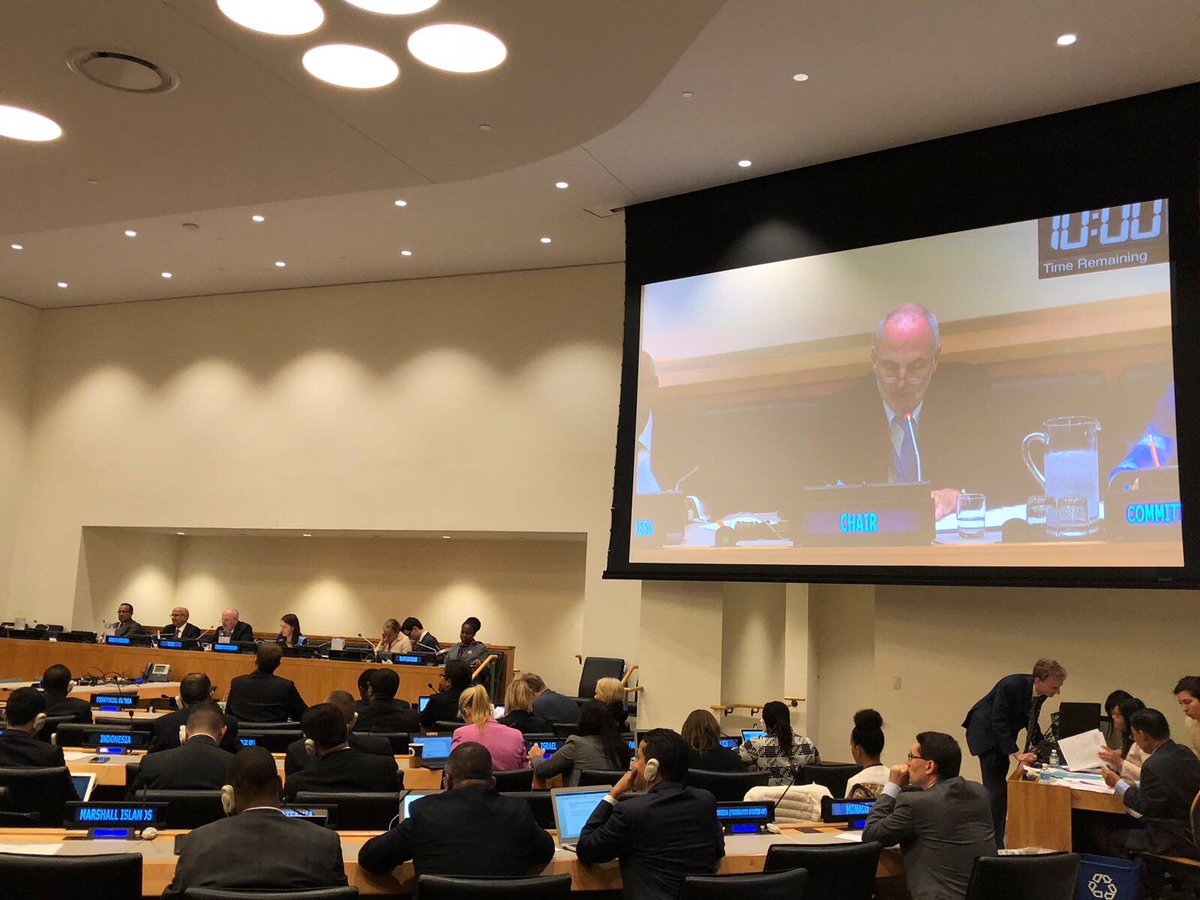 EstoniaUN's tweet photo. 2nd #mtg of #2Com of #UNGA72! @UN #2Com kicked off its substantial work today under the Chairmanship of #Ambassador Jürgenson of #Estonia! https://t.co/JXIrioZJR1