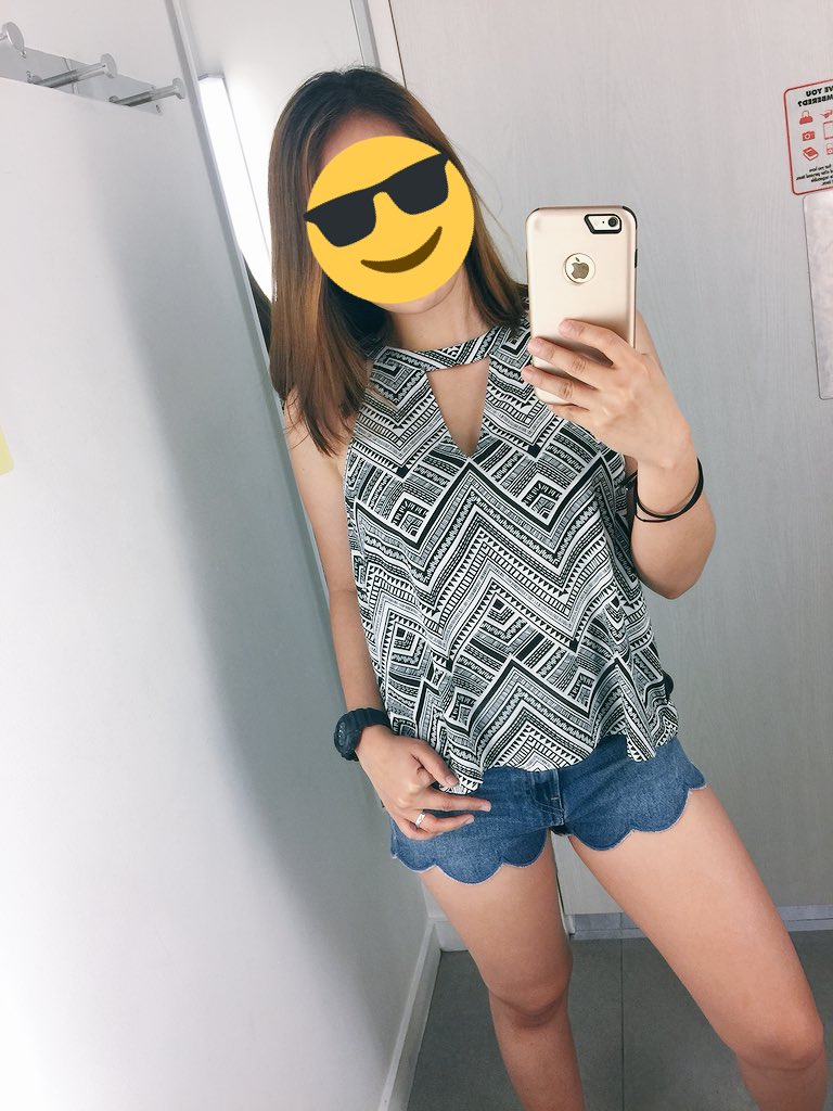 kimtapnio's tweet photo. #fittingroomdiaries https://t.co/d3pEChxPrq