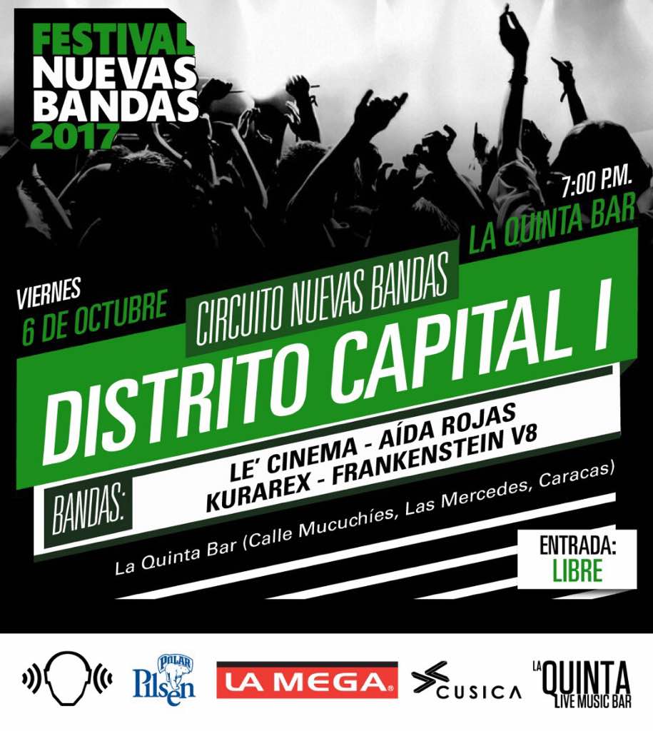 Este viernes en la Quinta Bar #Kurarex levanta las banderas del Heavy Metal en el Festival Nuevas Bandas. ENTRADA LIBRE