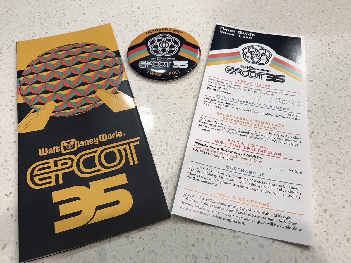 TikiTalkPodcast's tweet photo. Follow us and RT for a chance to win an #EPCOT35 map, times guide and button? The winner will be announced on Thursday’s show. The winner will need to contact us to claim their prize. https://t.co/MpcKX8CSv2