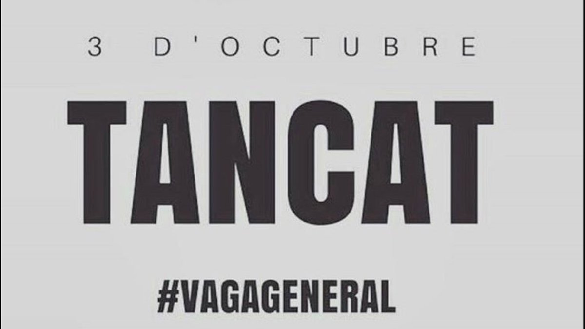 Donareformas's tweet photo. Nos sumamos a la huelga general #vagageneral#3octubre#democracia https://t.co/4Cw1XdvUkf