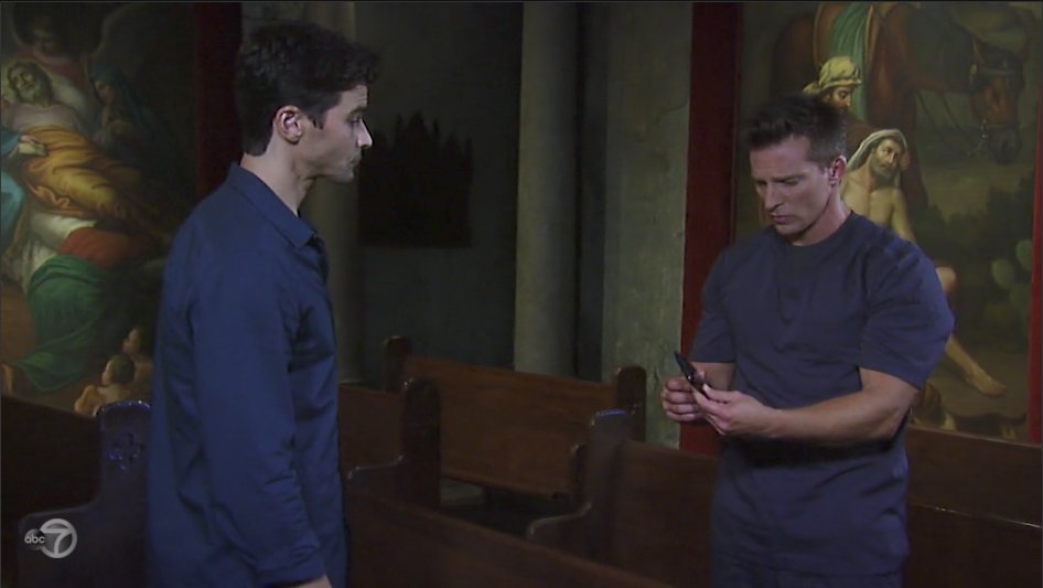 SoapJenn's tweet photo. Jason's like "WTF is this!?!?!" LOL #GH #Grason #TheJasoning™ https://t.co/NoznUWjvpE
