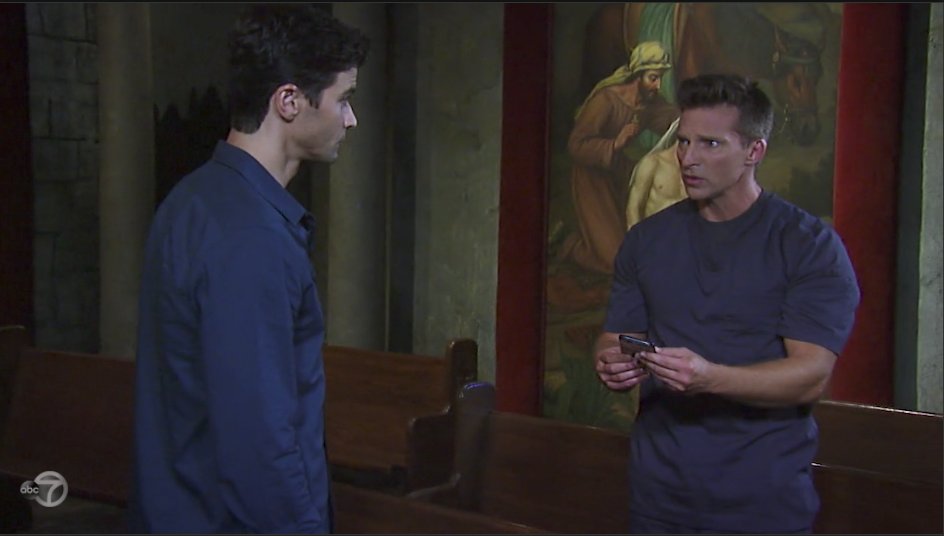 SoapJenn's tweet photo. Jason's like "WTF is this!?!?!" LOL #GH #Grason #TheJasoning™ https://t.co/NoznUWjvpE