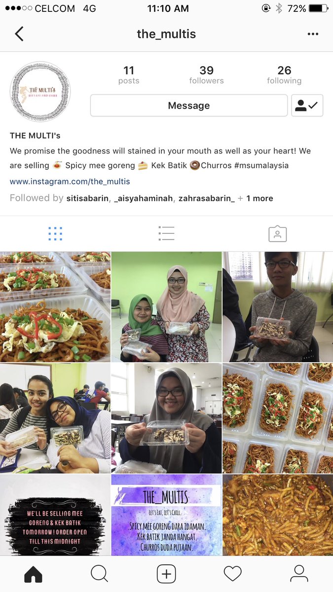 twtwanitaa's tweet photo. Calling for MSU students! Siapa nak makan mee goreng pedas yang power ni, boleh roger 011-1116 7184. Follow them @the_multis on instagram! https://t.co/4RvYrgLGd5