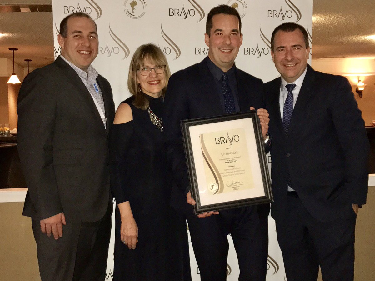 LegalGeagle's tweet photo. So proud to take two Bravo communications awards back to @PVNCCDSB. Thank you to @caceacace for the recognition! #CACECON2017 #PVNCleads https://t.co/mjL5SkNZ8T