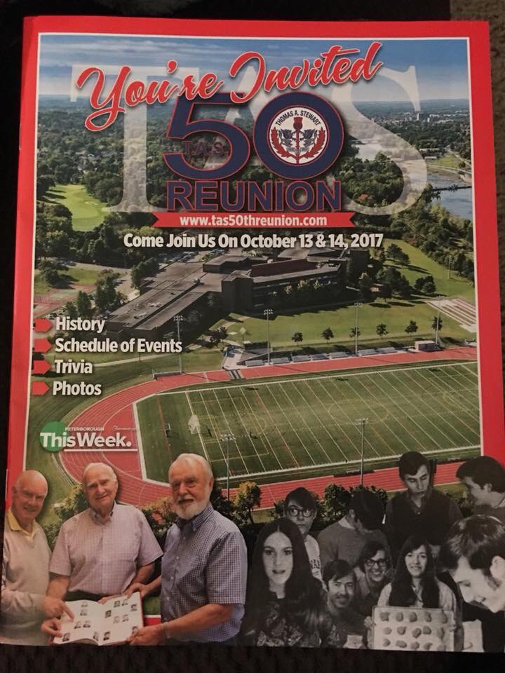 TAS50thReunion's tweet photo. A HUGE THANK YOU to @kawarthaNOW for the incredible job on our 50th Reunion souvenir magazine!  Alumni staff &amp; students will cherish it! https://t.co/tKnni2yGtF